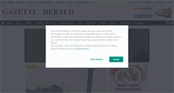 Desktop Screenshot of gazetteherald.co.uk