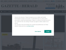 Tablet Screenshot of gazetteherald.co.uk